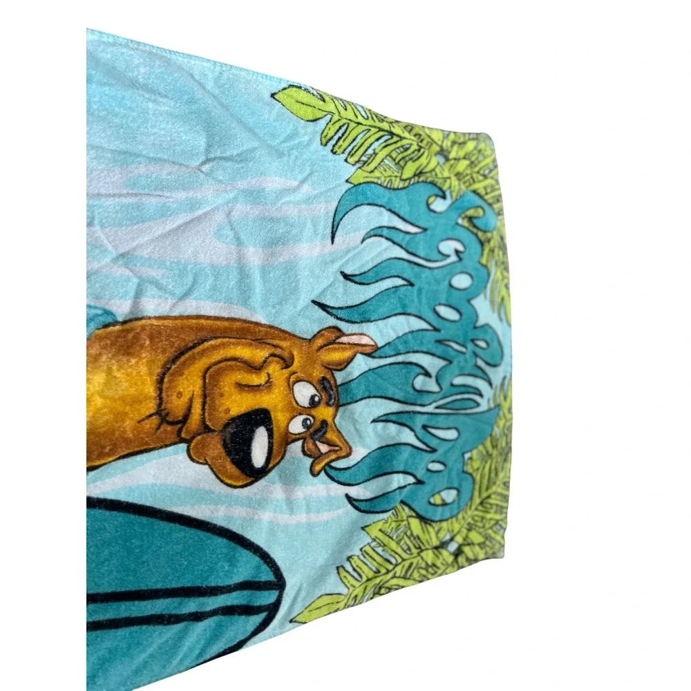 Vintage  Hanna-Barbera Scooby-Doo Beach Towel Surfboard Skull 25x50